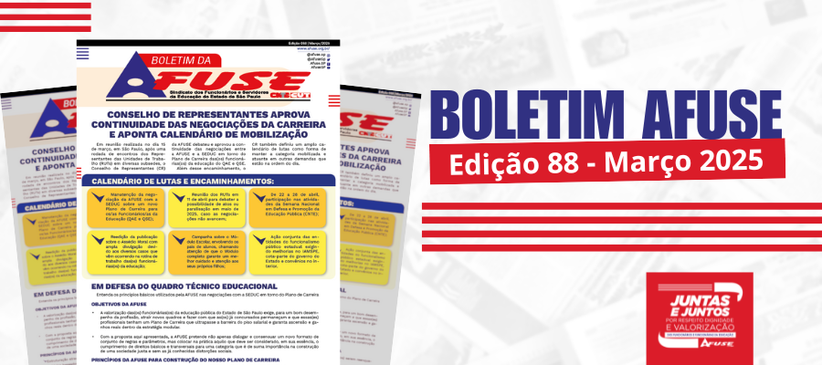 Boletim Edição 88 - Março - Afuse