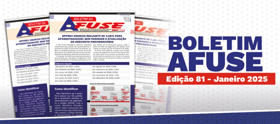 Boletim Afuse Edição 81 - Janeiro 2025
