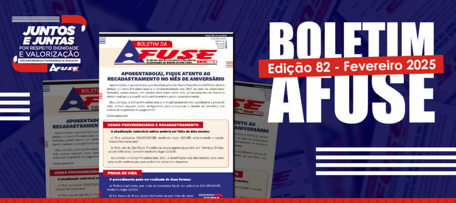 Boletim Afuse Edição 82 - Fevereiro 2025