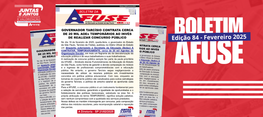 Boletim Afuse Edição 84 - Fevereiro 2025